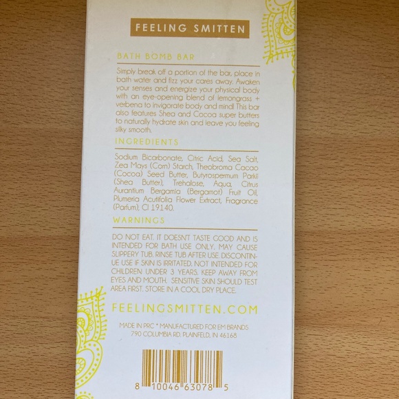 Feeling Smitten Bath Bomb Bar Sun Salutation - Picture 2 of 3